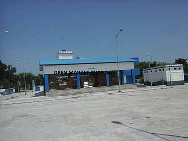 Open Market Shed,Mal Lataguri Krishak Bazar